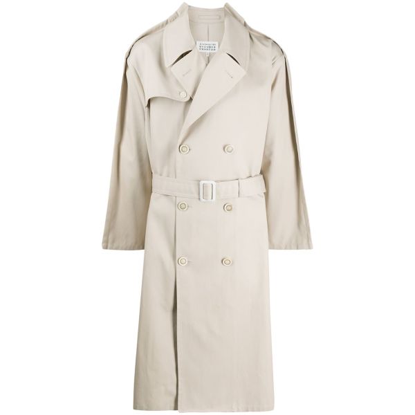 Double-breasted Belted Trench Coat