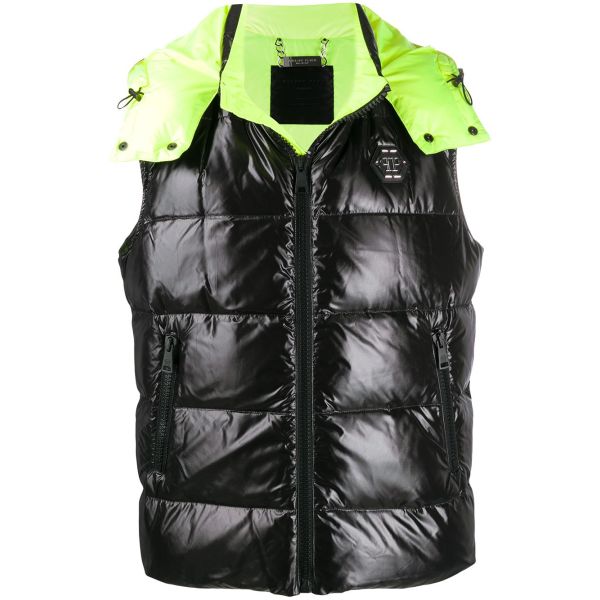 Hooded Logo Gilet