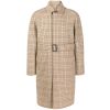 Checked Trench Coat