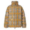 Checked Down Jacket
