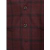 Red Tartan Knit Waistcoat