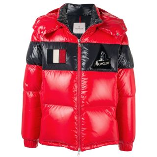 Logo Patch Padded Jacket