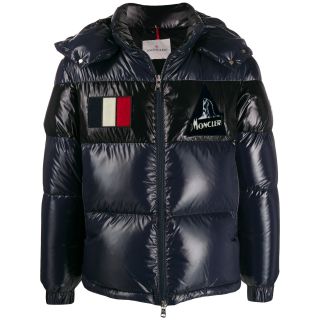 Logo Patch Padded Jacket